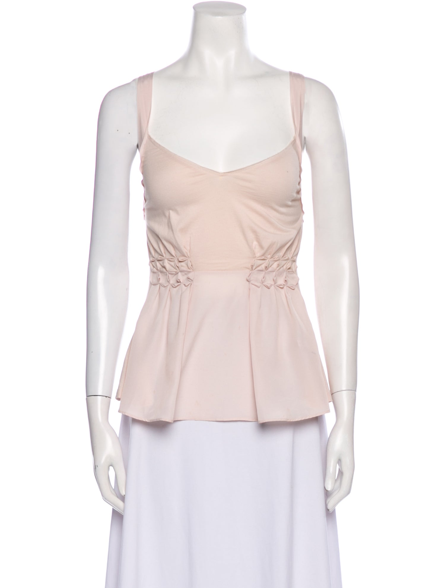 Schumacher V-Neck Sleeveless Top