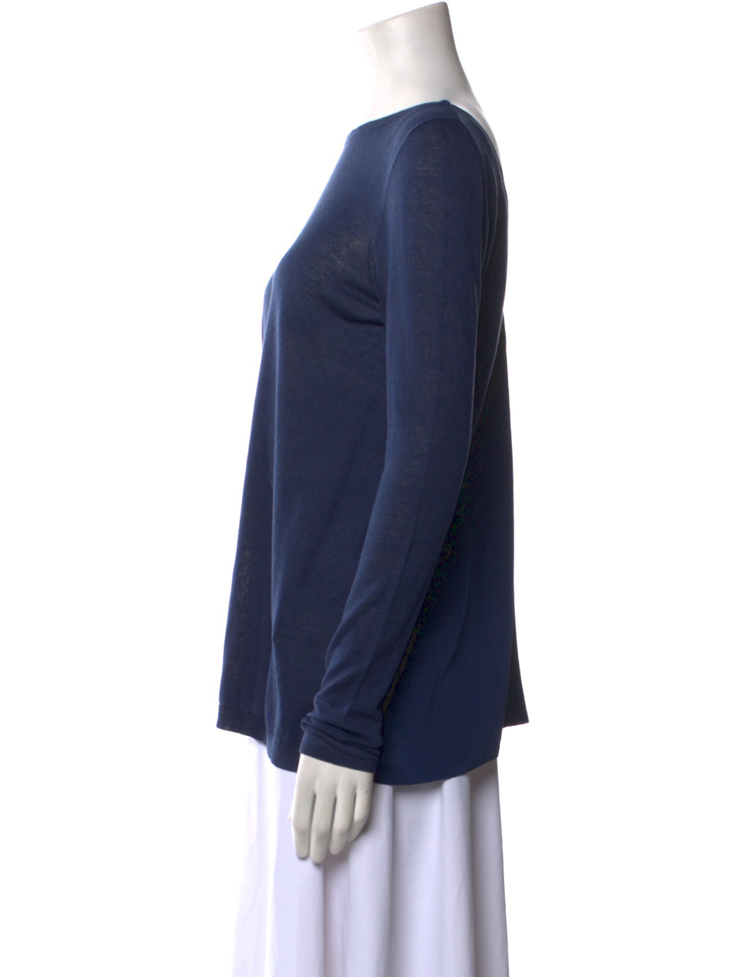 Schumacher Silk Bateau Neckline Sweater