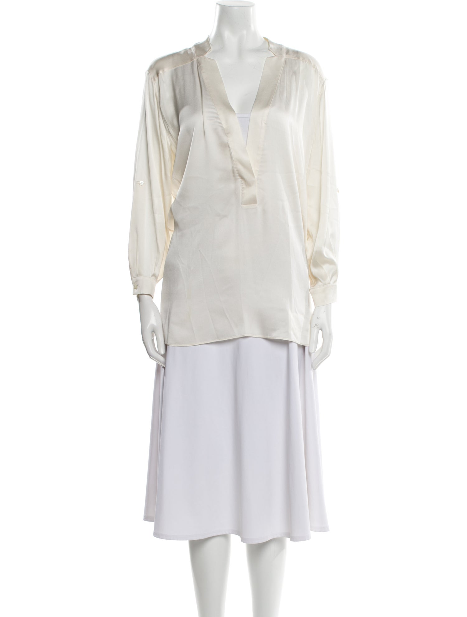 Schumacher Silk V-Neck Tunic
