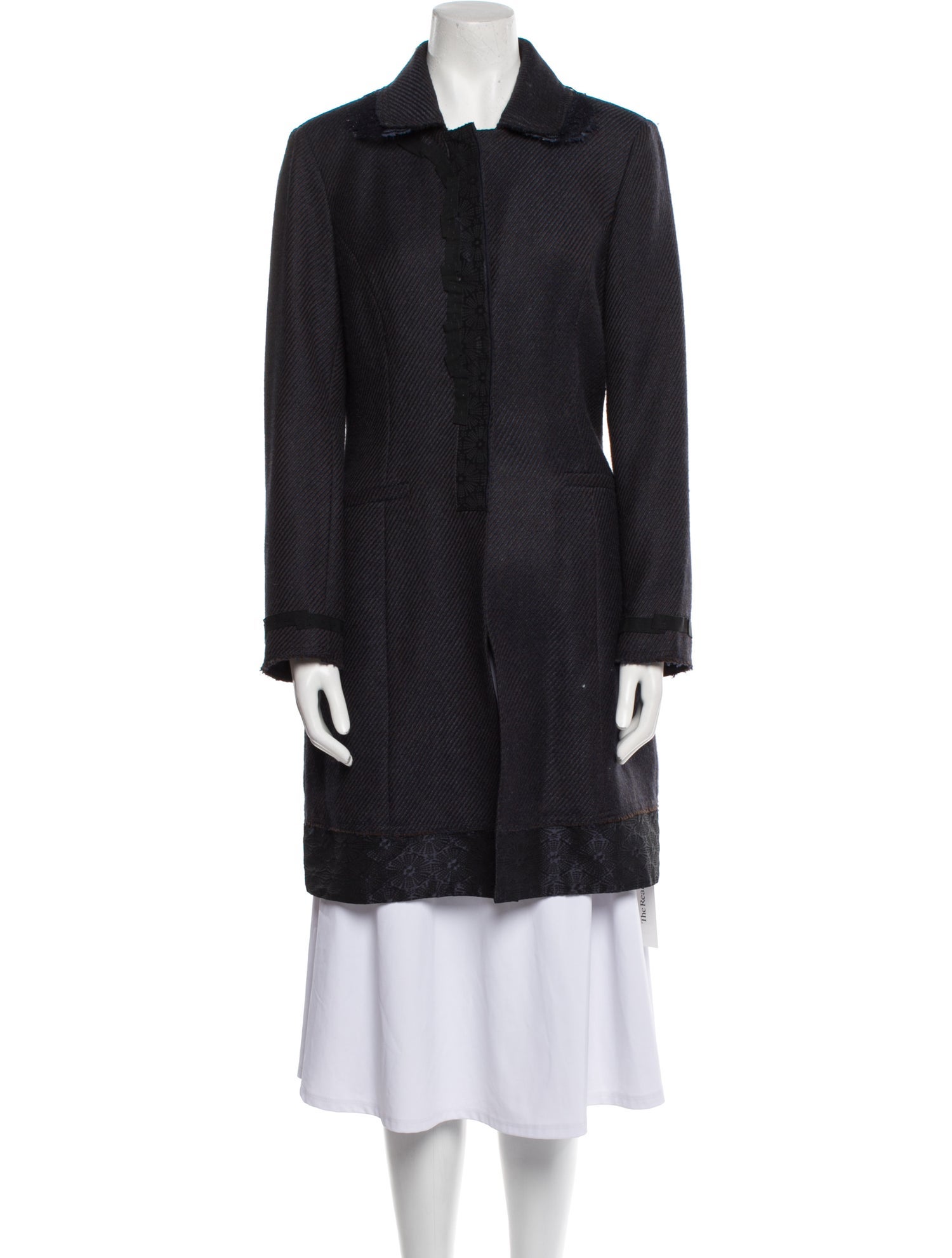 Schumacher Wool Tweed Pattern Coat