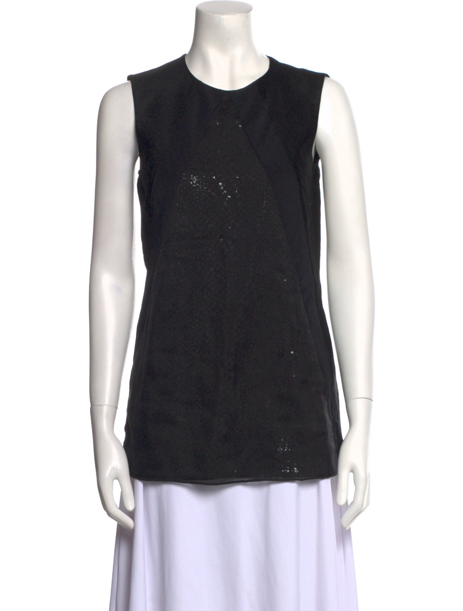 Schumacher Crew Neck Sleeveless Top