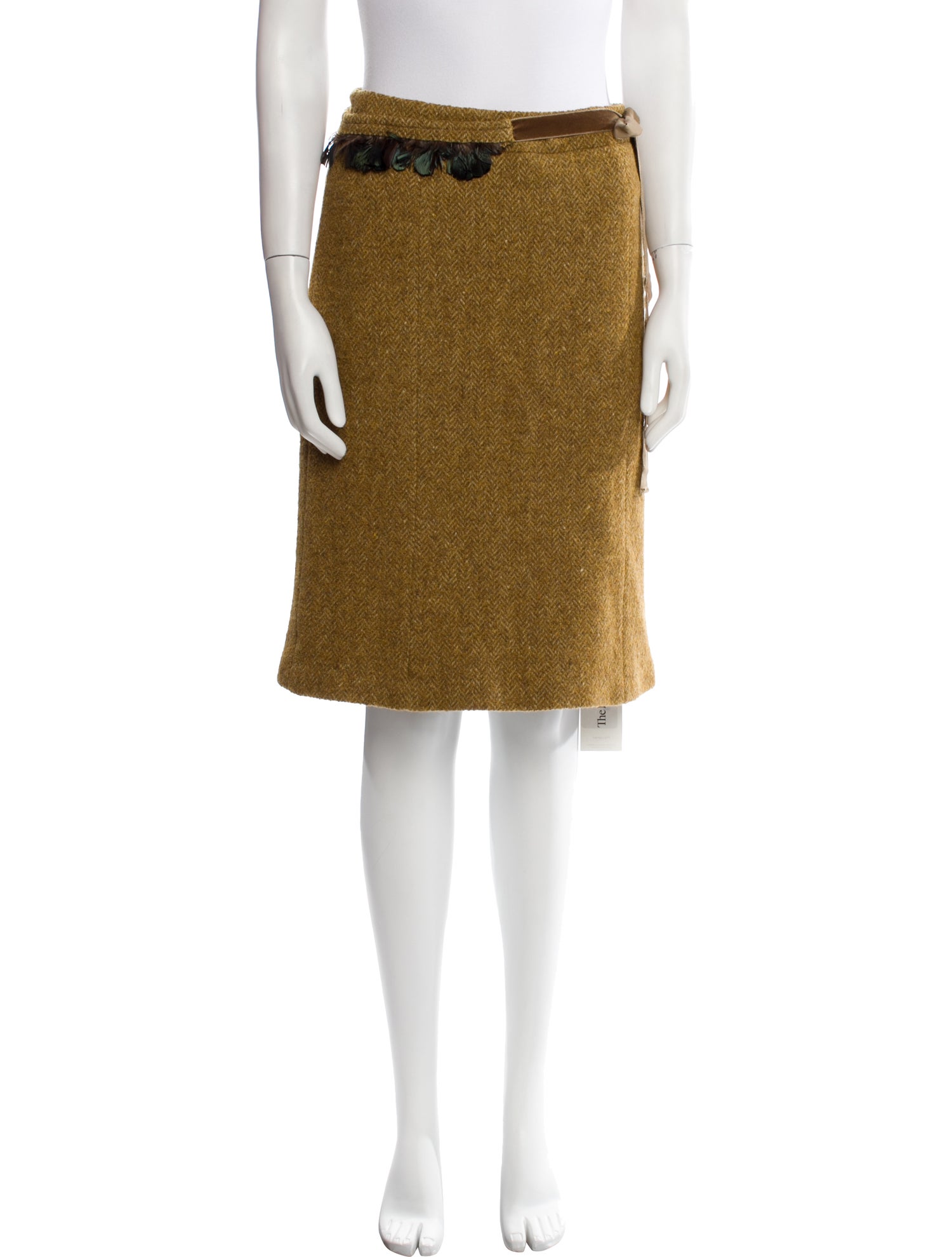 Schumacher Virgin Wool Knee-Length Skirt