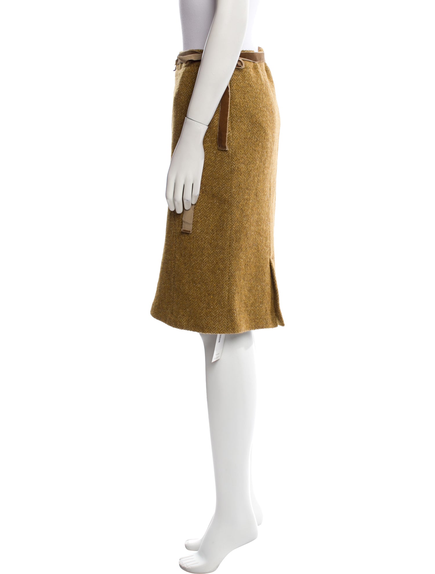 Schumacher Virgin Wool Knee-Length Skirt