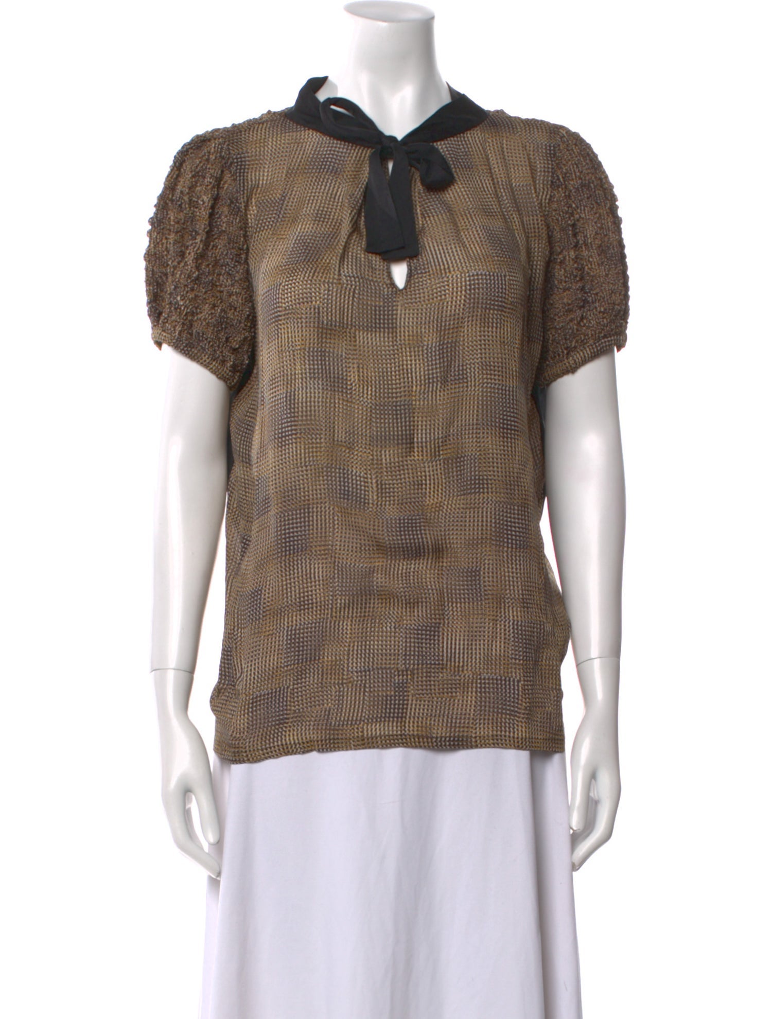 Schumacher Silk Printed Polo