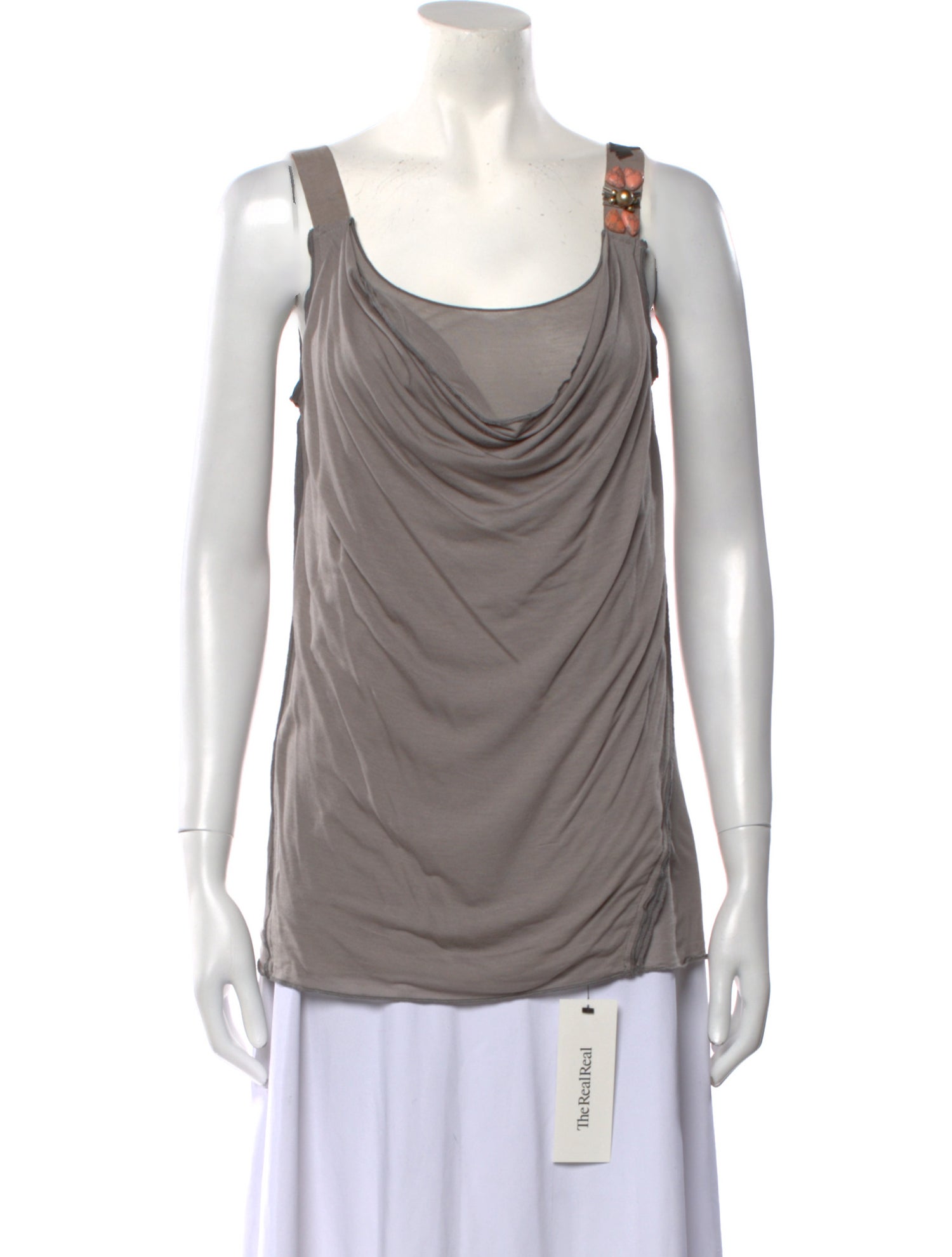 Schumacher Cowl Neck Sleeveless Top