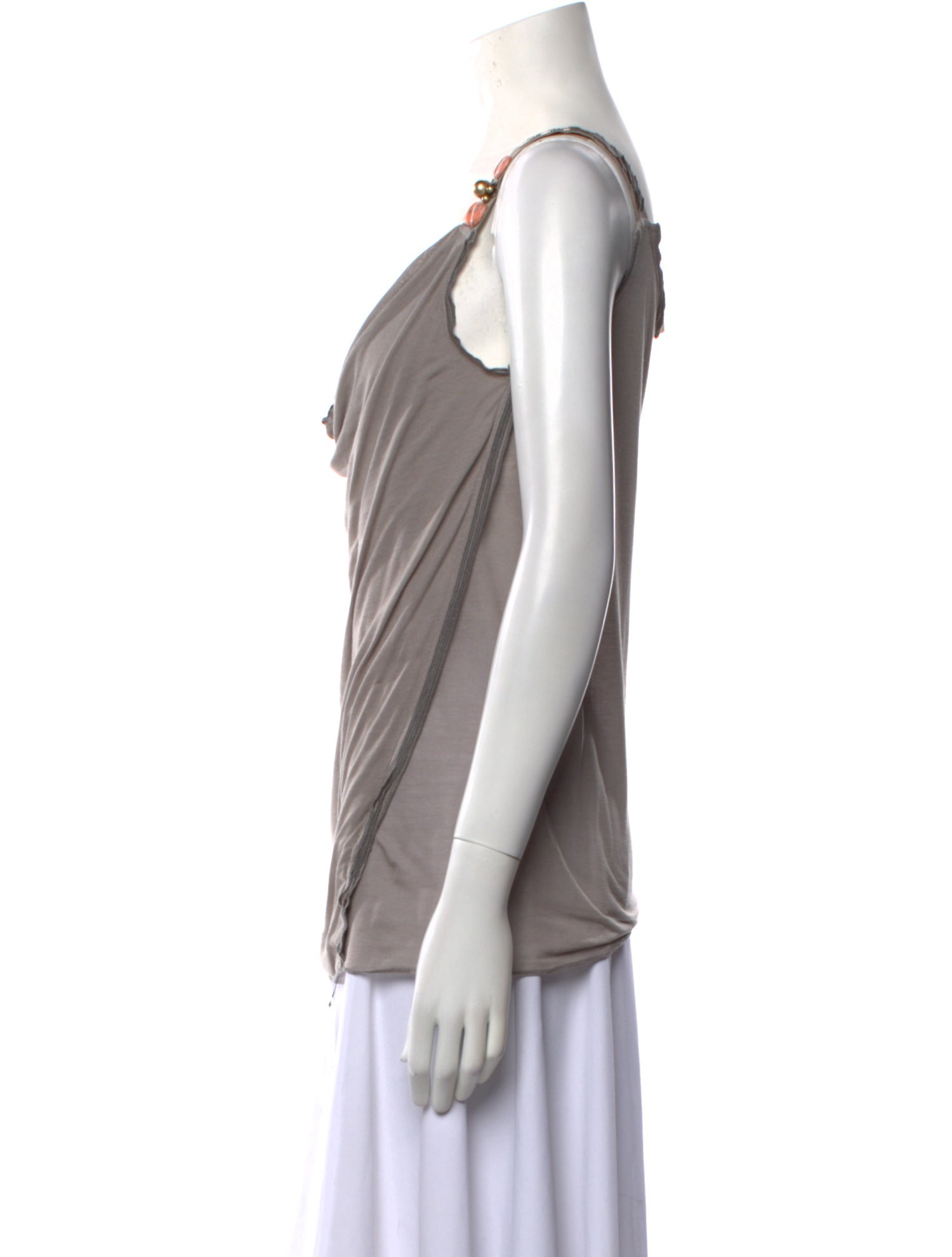 Schumacher Cowl Neck Sleeveless Top