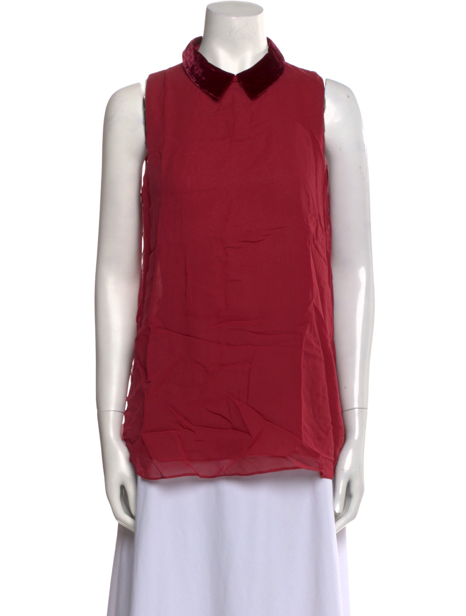 Schumacher Silk Mock Neck Blouse