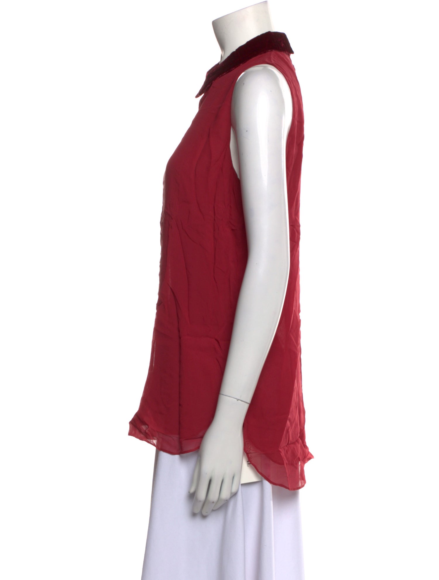 Schumacher Silk Mock Neck Blouse