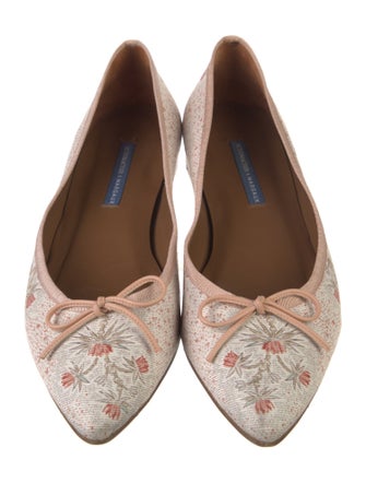 Schumacher Canvas Printed Ballet Flats