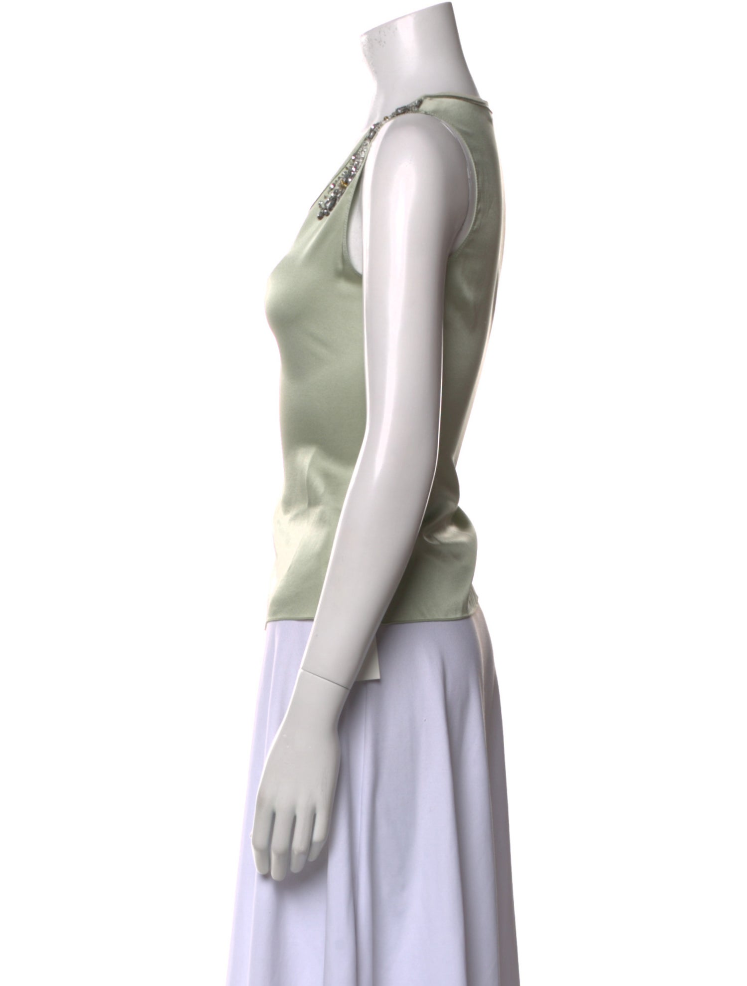 Schumacher Silk Scoop Neck Top