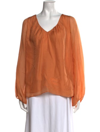 Schumacher Silk V-Neck Blouse