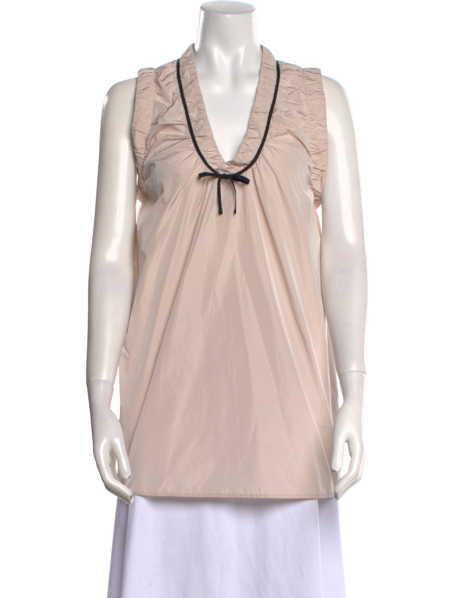 Schumacher V-Neck Sleeveless Tunic