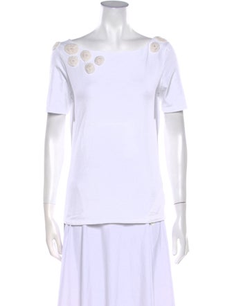 Schumacher Bateau Neckline Short Sleeve T-Shirt