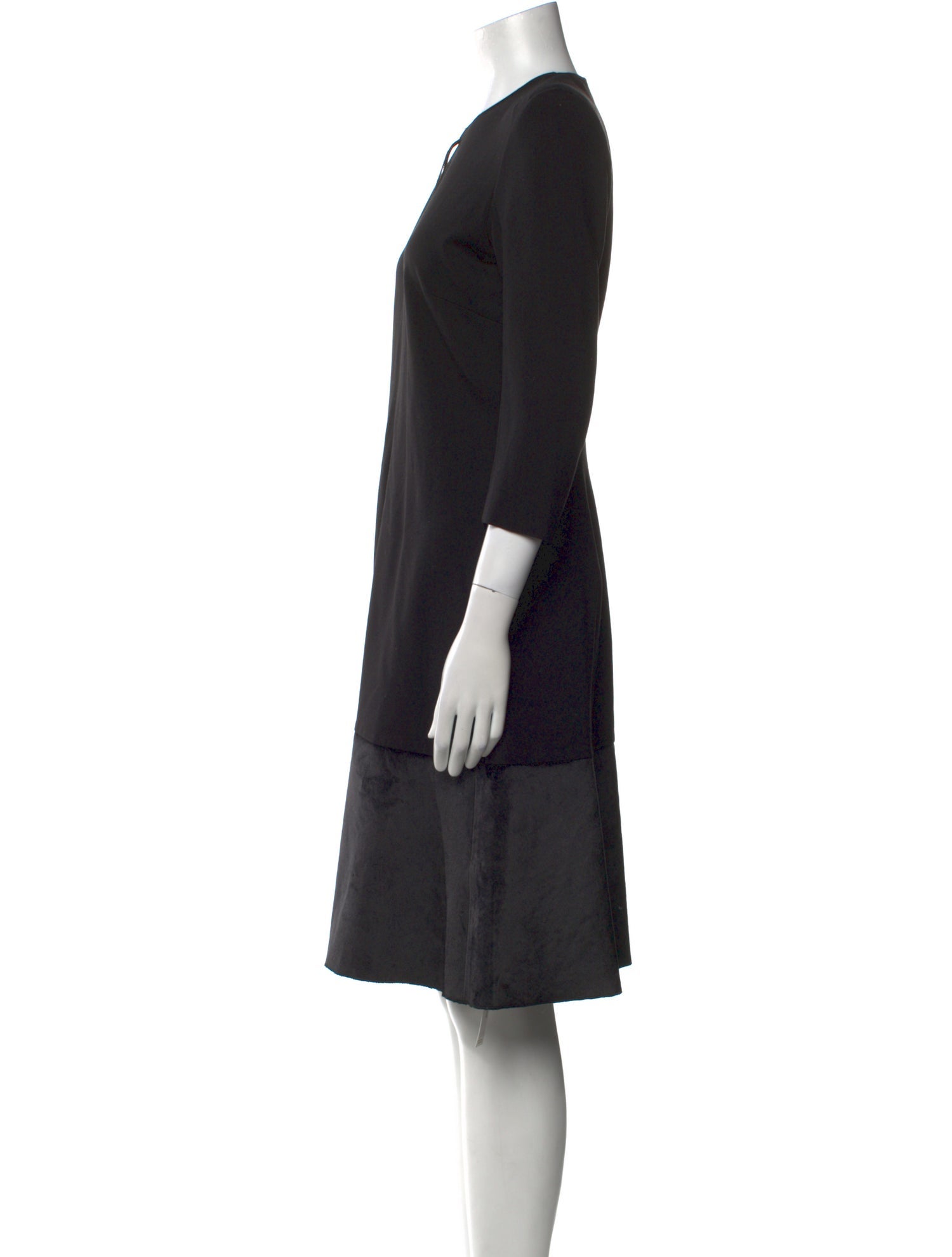 Schumacher Crew Neck Knee-Length Dress