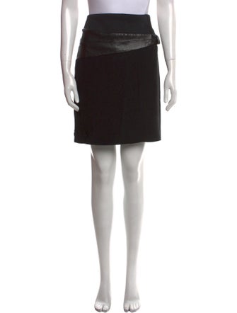 Schumacher Lamb Leather Knee-Length Skirt