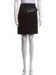 Schumacher Lamb Leather Knee-Length Skirt