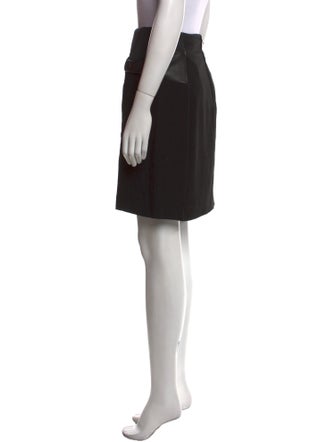 Schumacher Lamb Leather Knee-Length Skirt