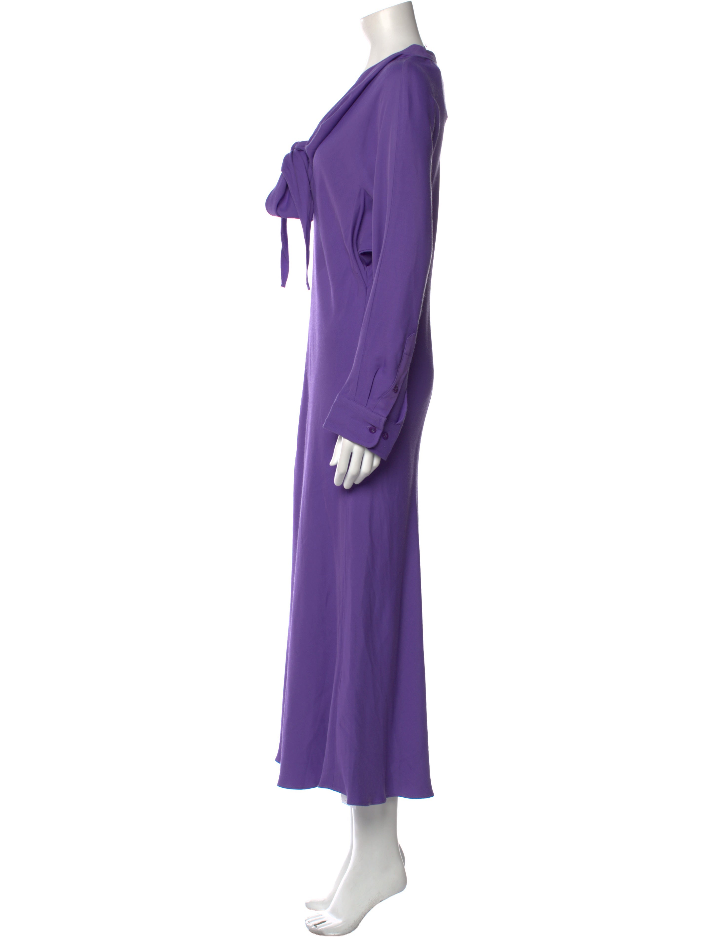 fitted lace wedding dress Crepe Knit Button Polo Dress Lilac by Scanlan Theodore for Hire – High St.  Hire main image 1