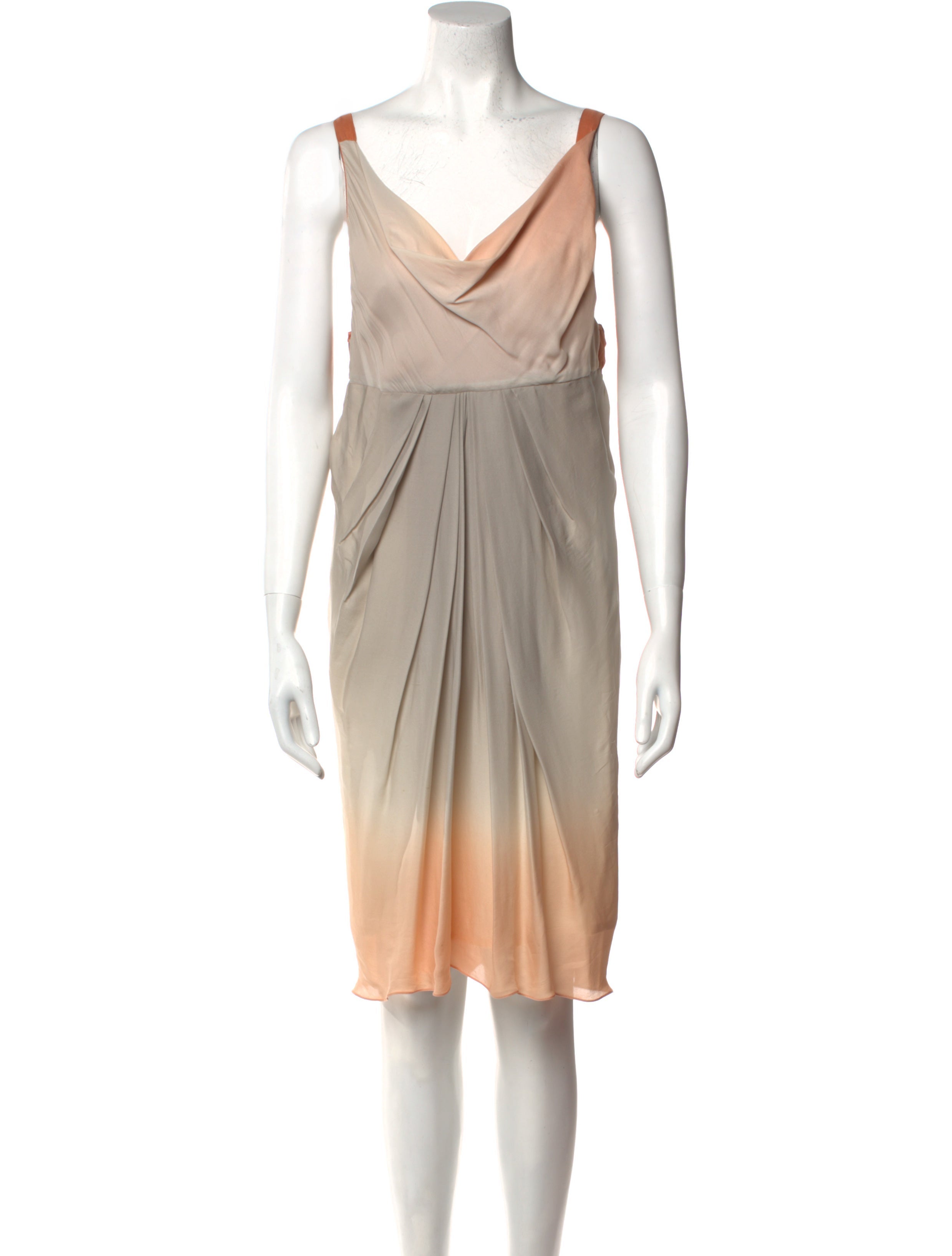 Scanlan Theodore Silk Knee-Length Dress