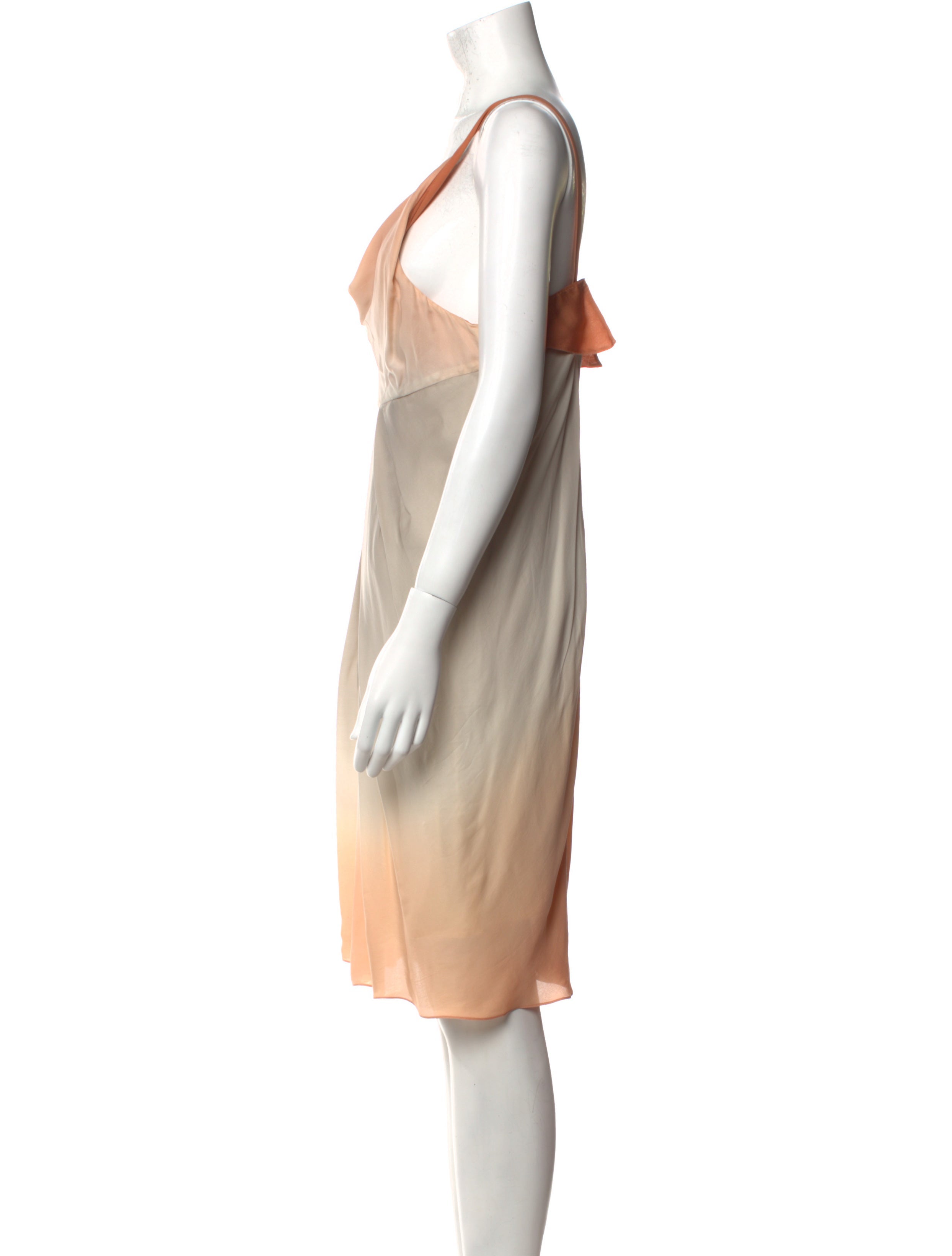 Scanlan Theodore Silk Knee-Length Dress