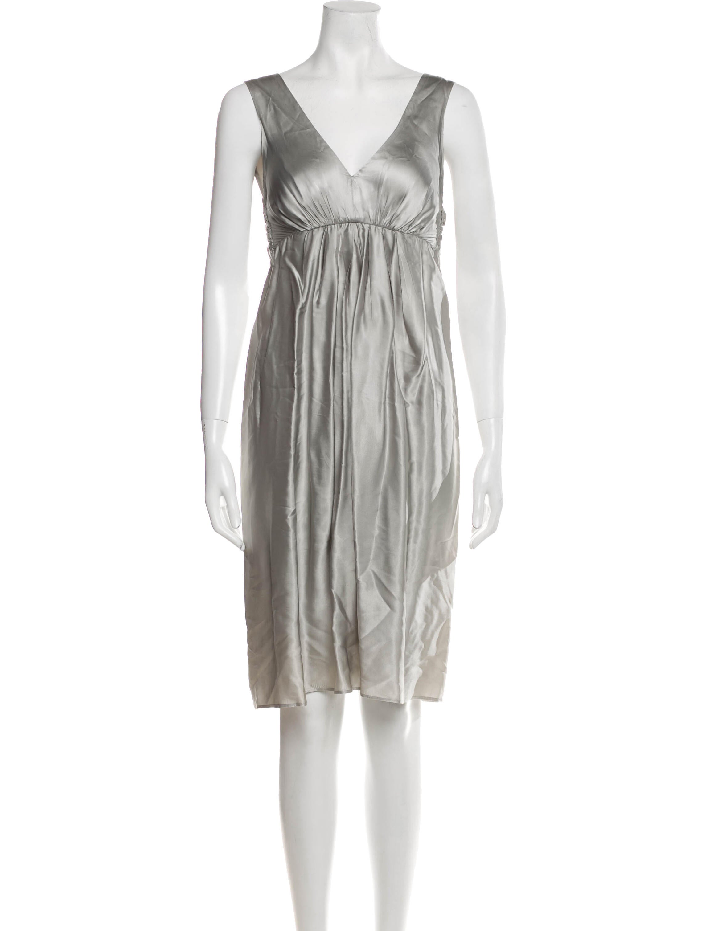 Scanlan Theodore V-Neck Knee-Length Dress