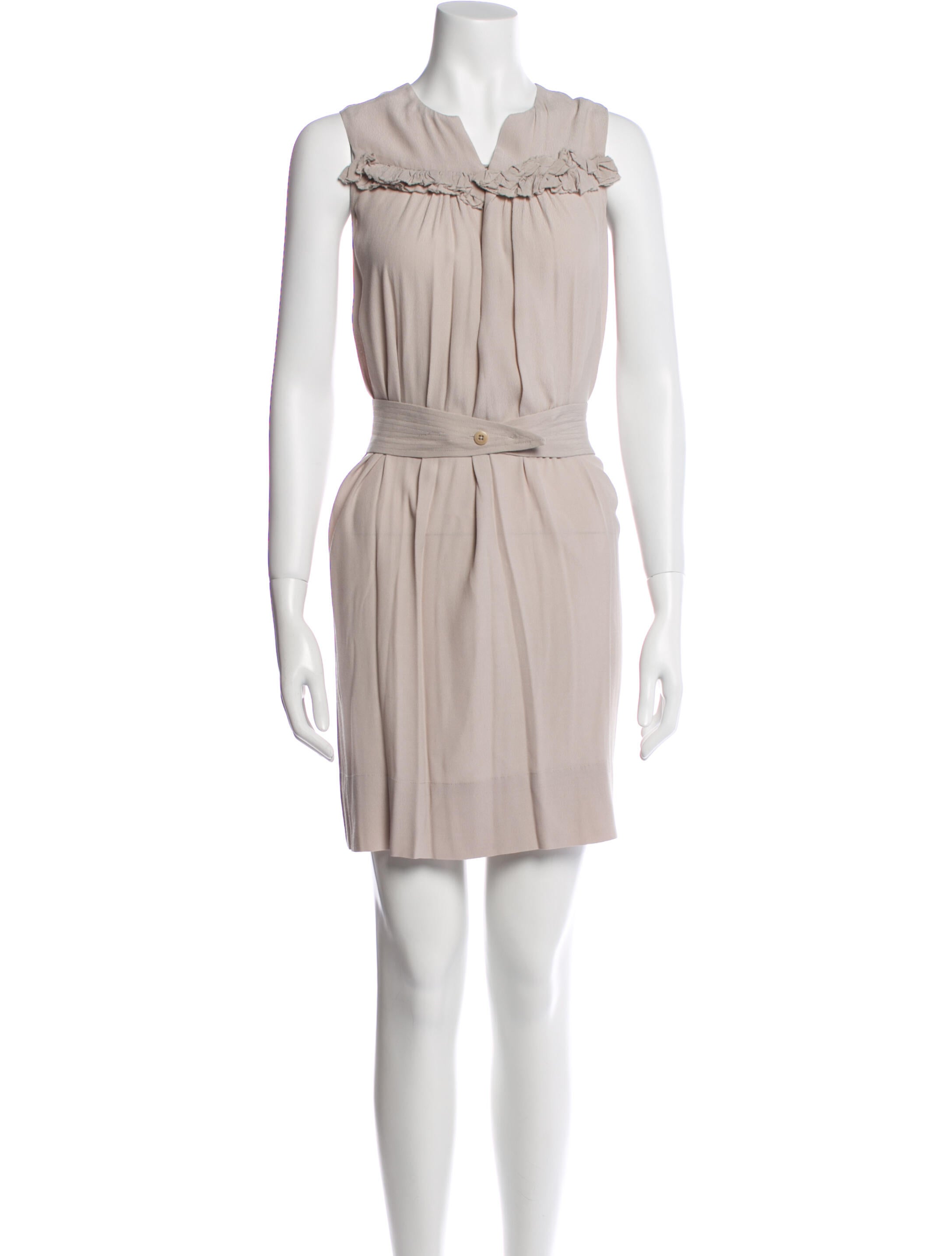 Scanlan Theodore V-Neck Mini Dress