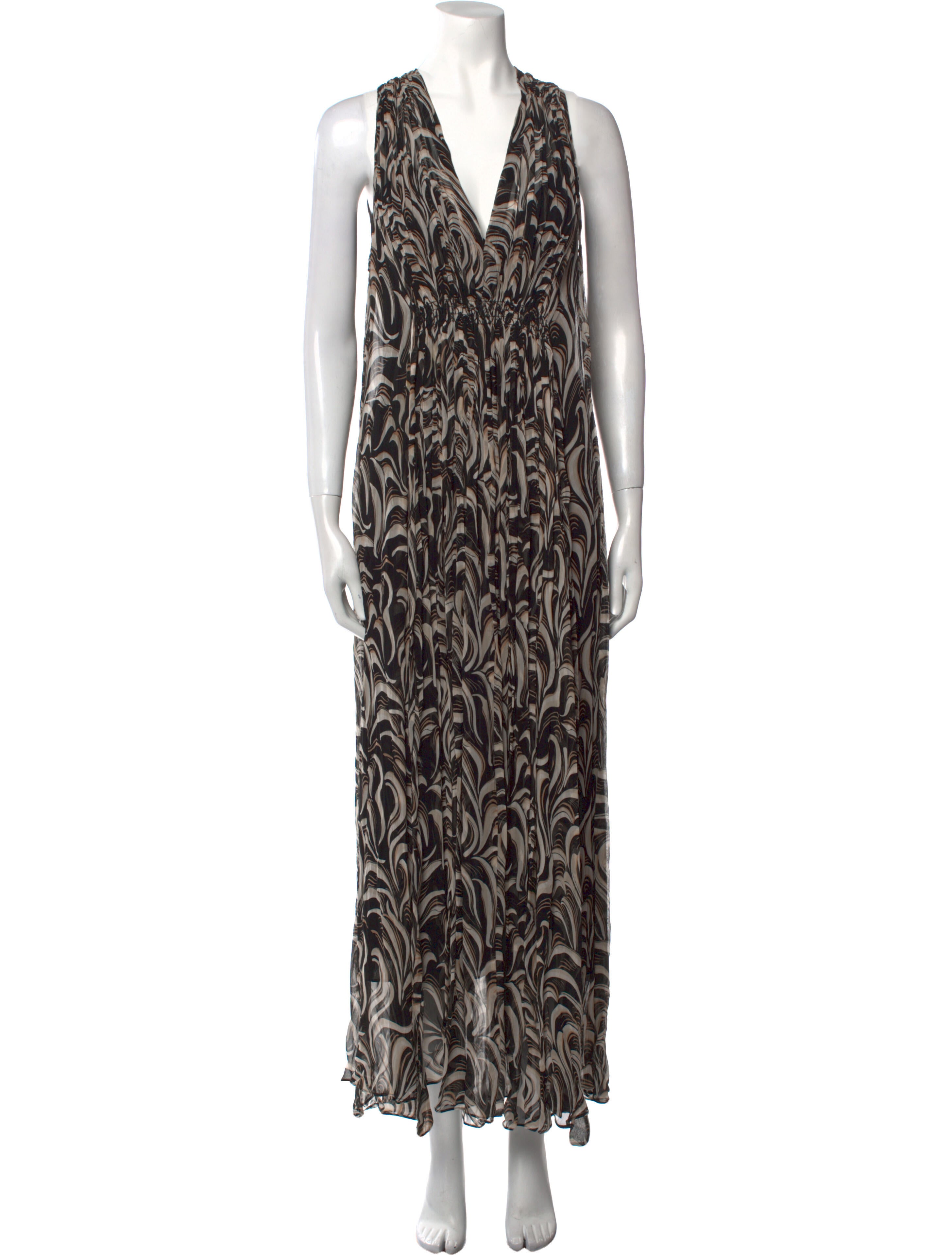 Scanlan Theodore Printed Long Dress