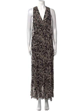 Scanlan Theodore Printed Long Dress