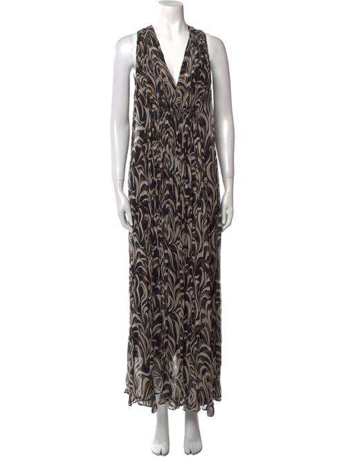 Scanlan Theodore Printed Long Dress