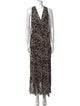 Scanlan Theodore Printed Long Dress