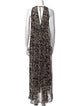 Scanlan Theodore Printed Long Dress