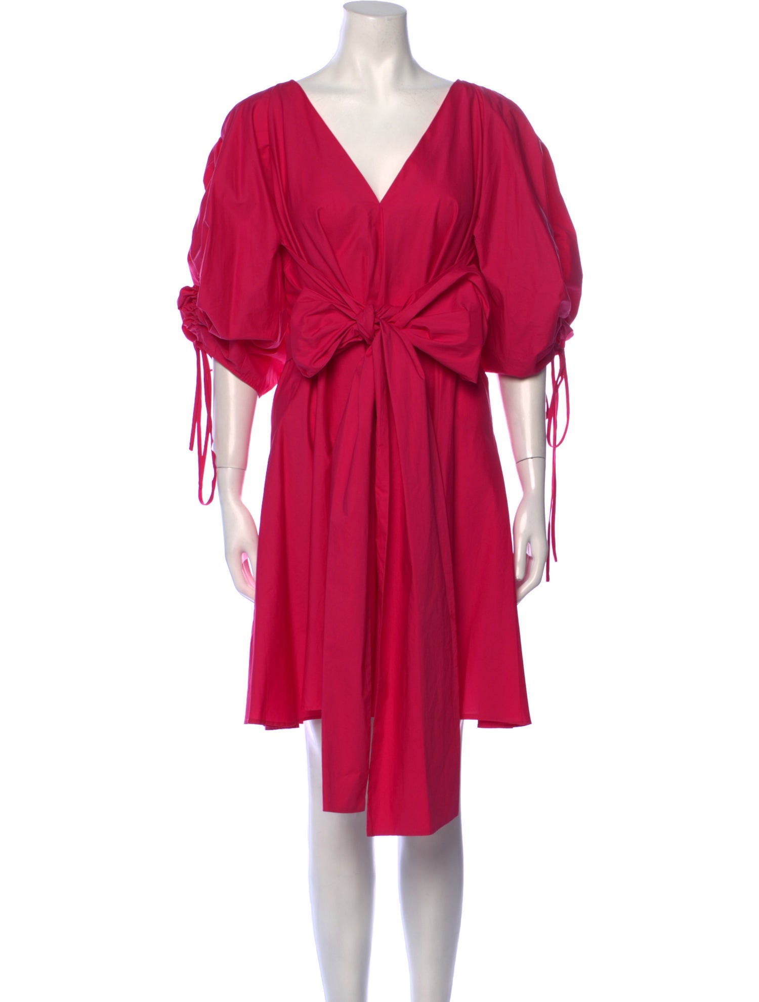 Scanlan Theodore V-Neck Knee-Length Dress w/ Tags