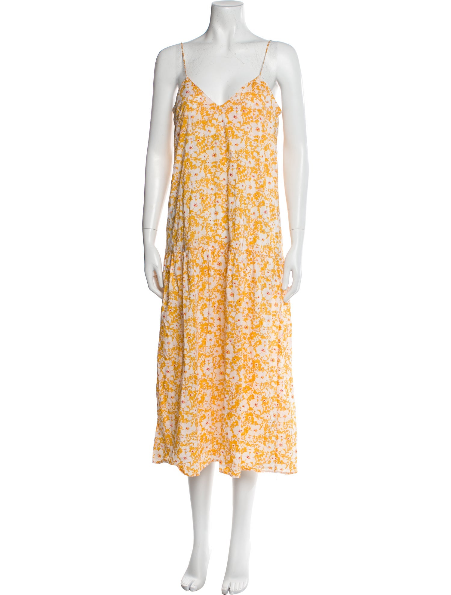 Scanlan Theodore Floral Print Midi Length Dress