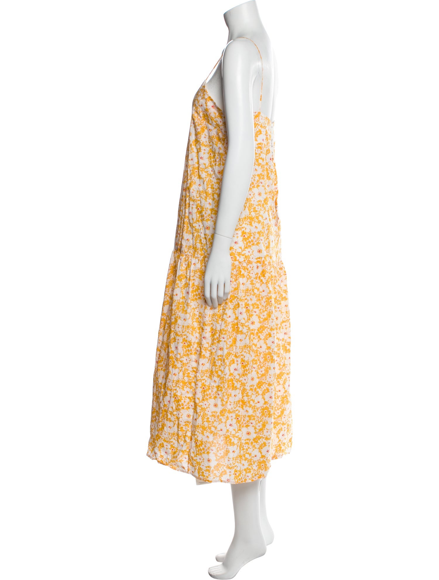 Scanlan Theodore Floral Print Midi Length Dress