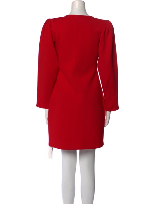 Scanlan Theodore Crew Neck Mini Dress