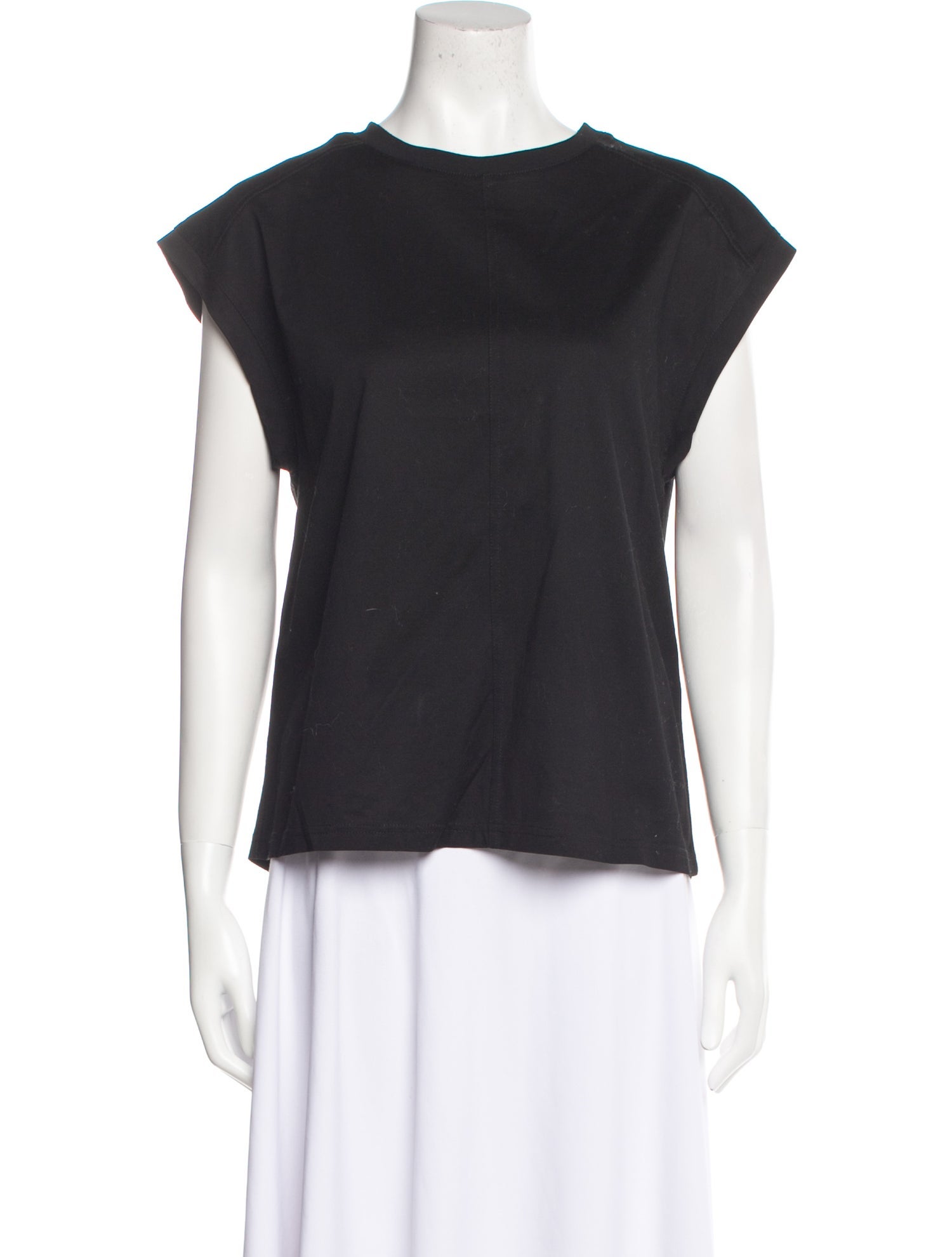 Scanlan Theodore Crew Neck Short Sleeve Tank Top