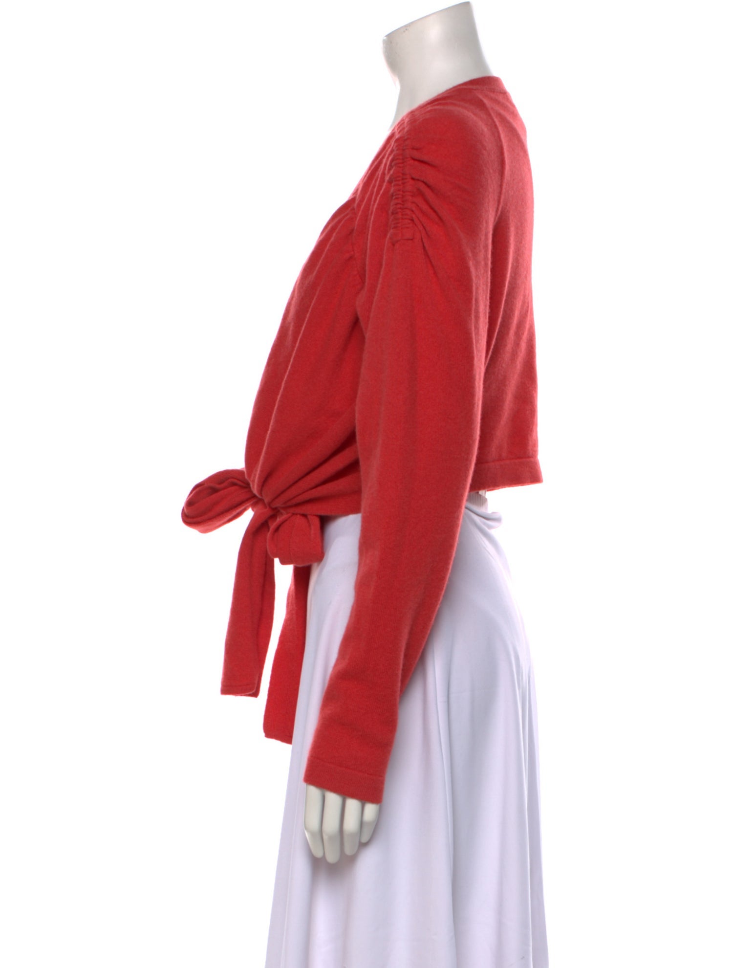 Scanlan Theodore Cashmere Plunge Neckline Sweater