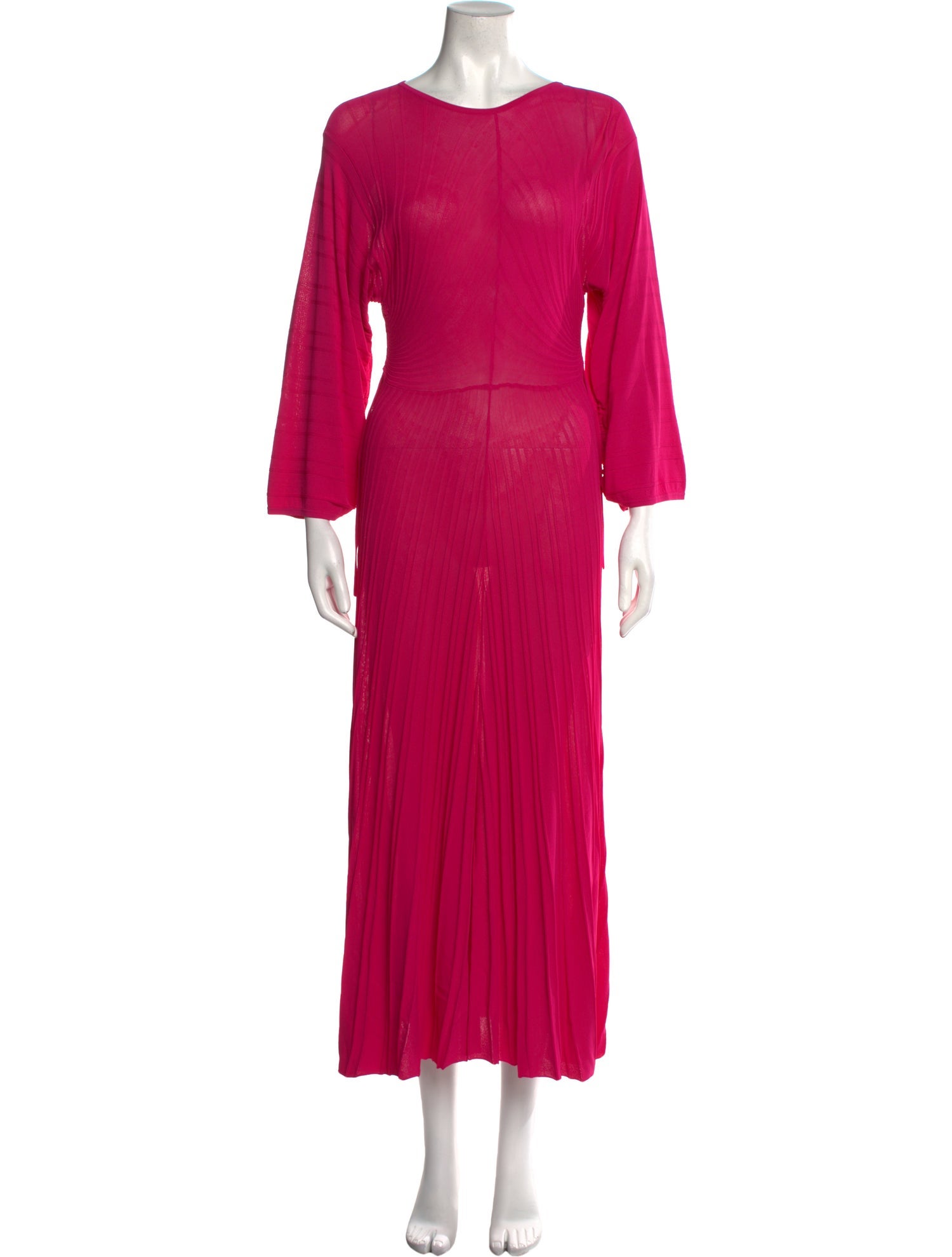 Scanlan Theodore Crew Neck Long Dress