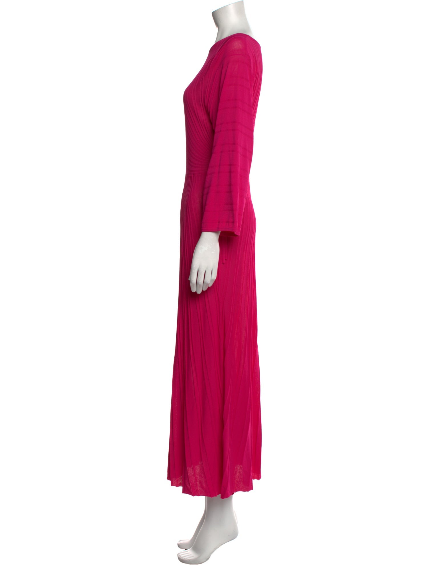 Scanlan Theodore Crew Neck Long Dress
