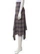 Scanlan Theodore Plaid Print Midi Length Skirt