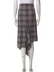 Scanlan Theodore Plaid Print Midi Length Skirt
