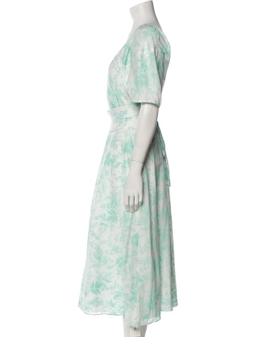 Scanlan Theodore Floral Print Long Dress