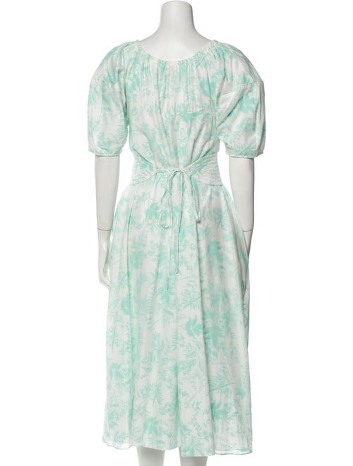 Scanlan Theodore Floral Print Long Dress