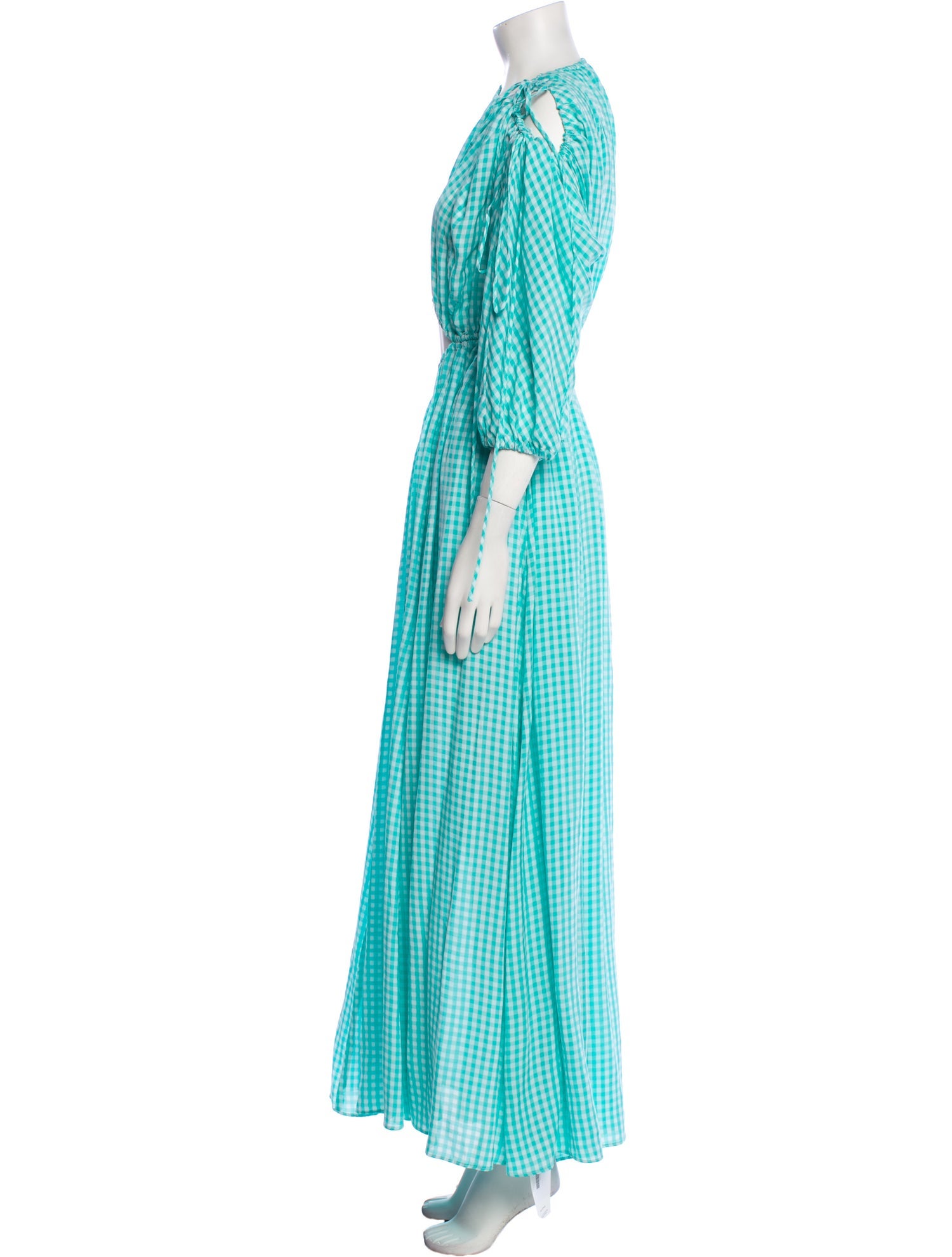 Scanlan Theodore Plaid Print Long Dress w/ Tags