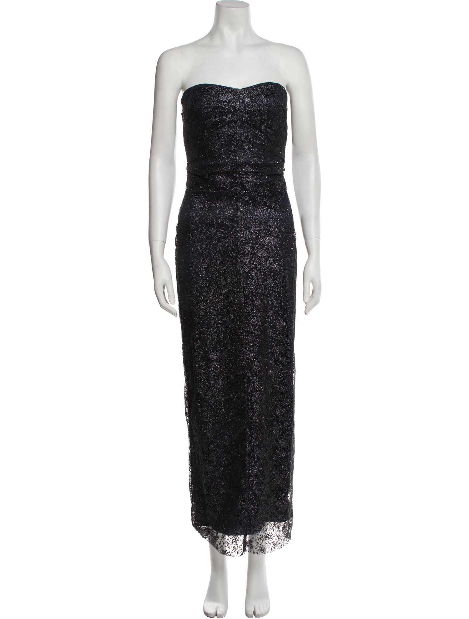 Scanlan Theodore Strapless Long Dress