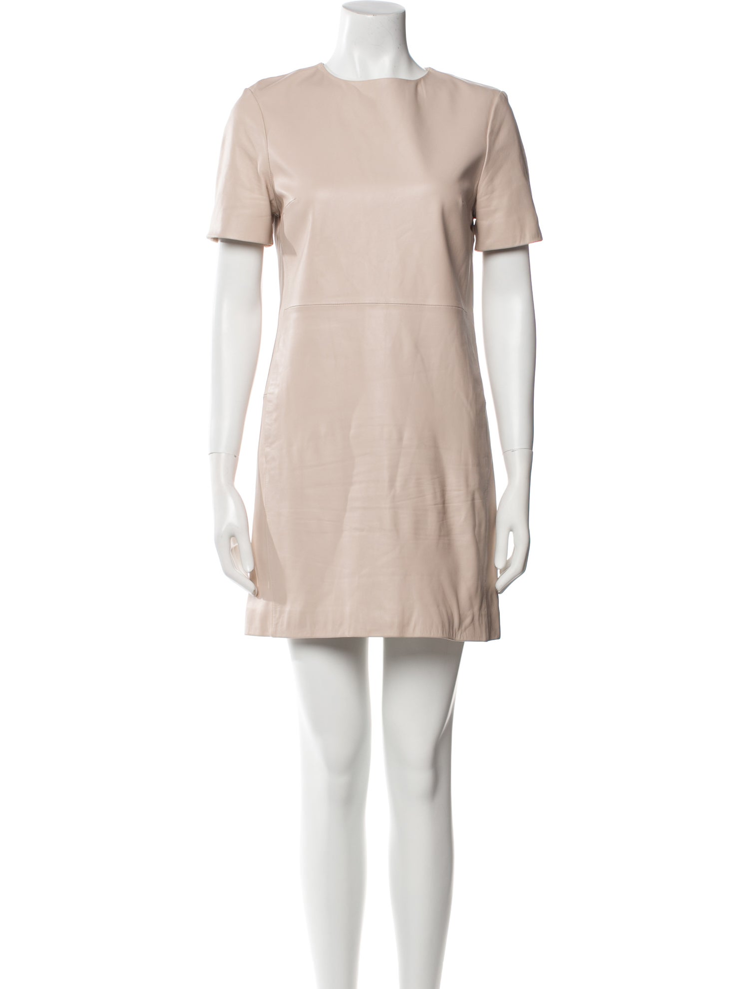 Scanlan Theodore Leather Mini Dress