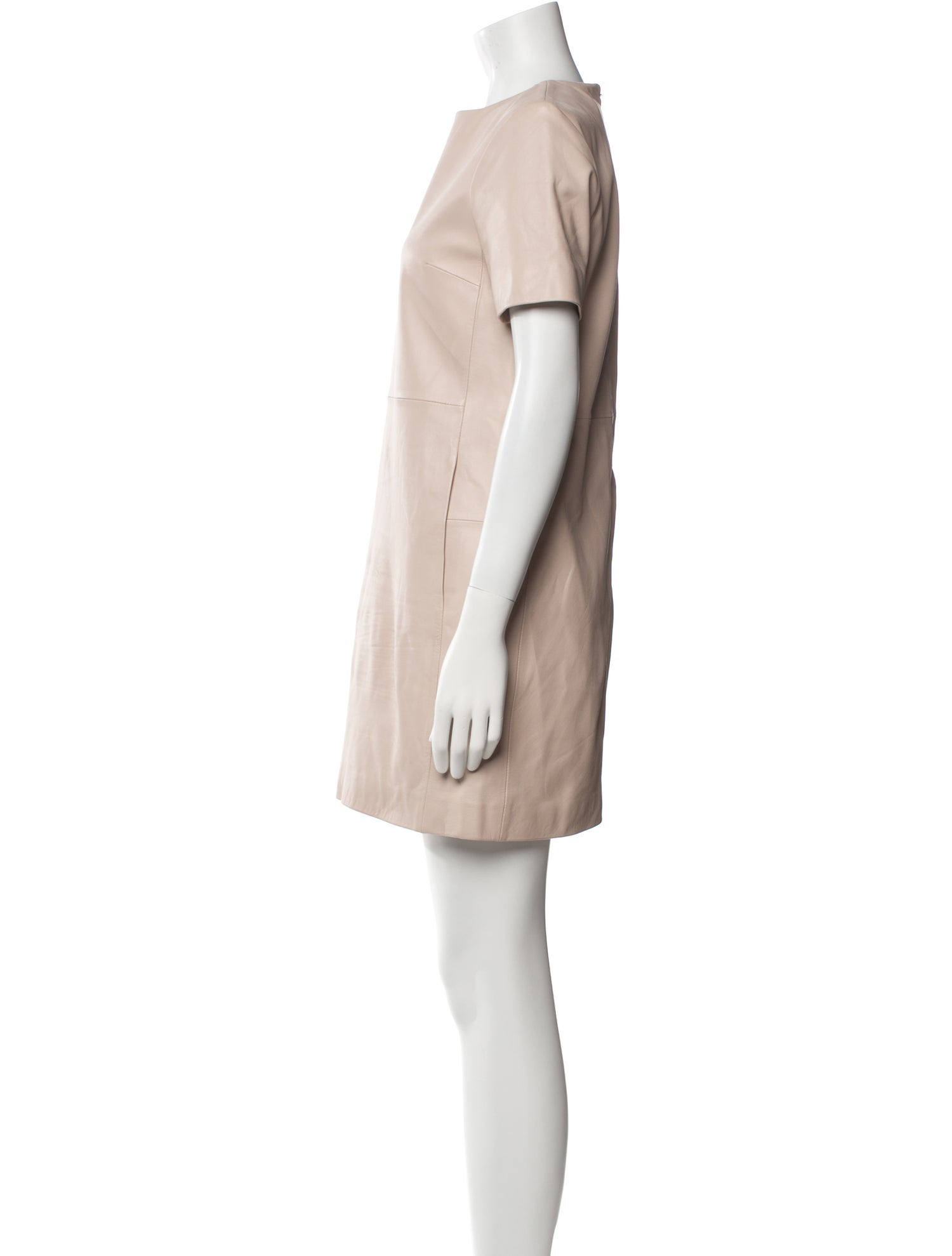 Scanlan Theodore Leather Mini Dress