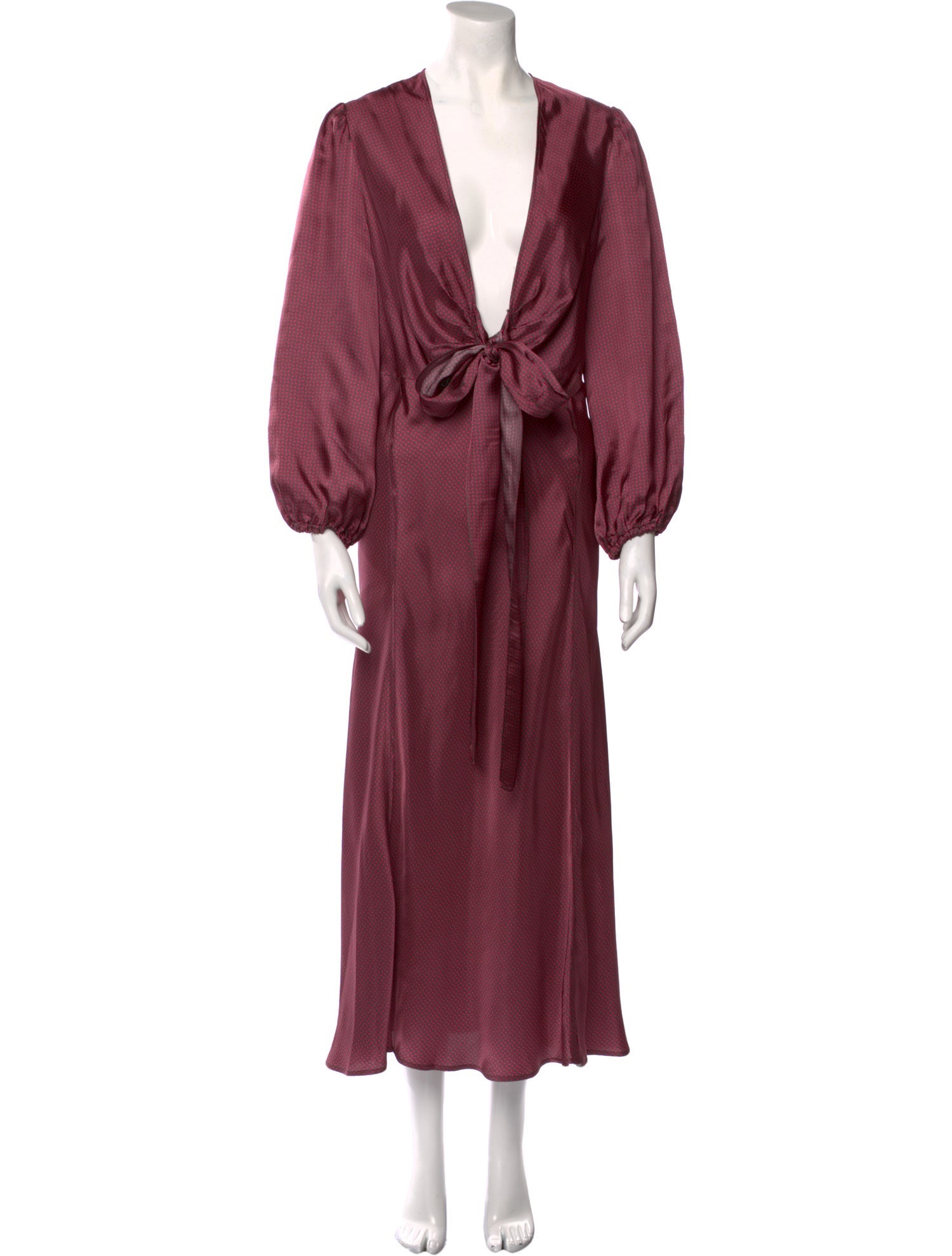 Scanlan Theodore V-Neck Long Dress w/ Tags