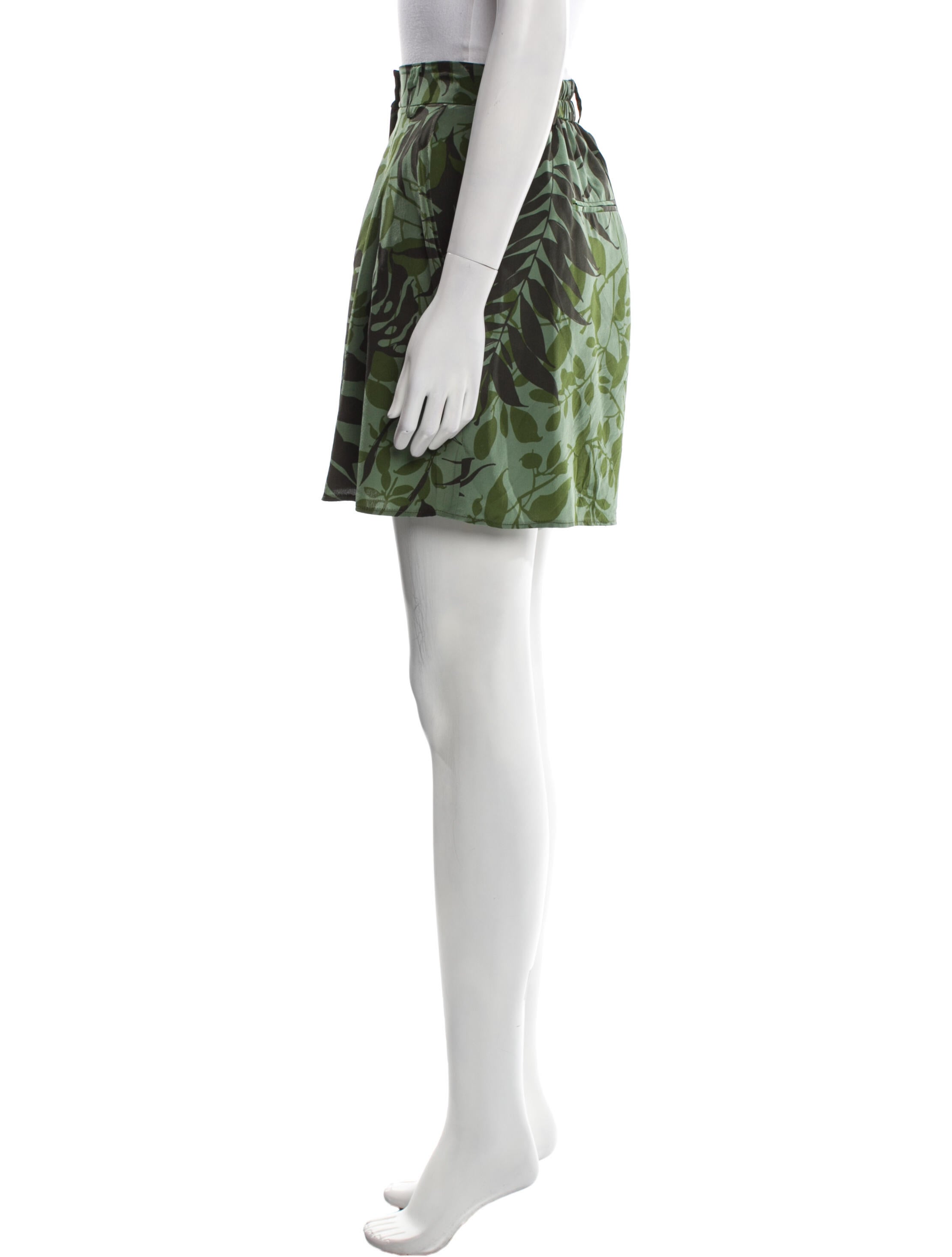 Scanlan Theodore Silk Mini Shorts