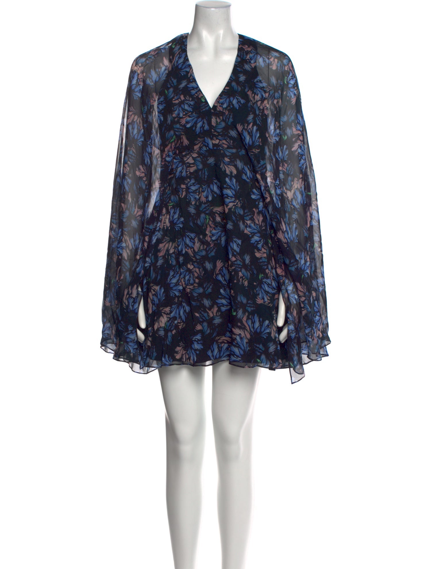 Scanlan Theodore Floral Print Plunge Neckline Romper